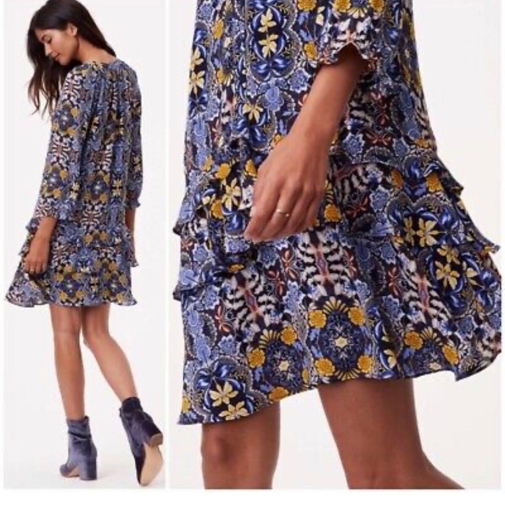 Ann Taylor Loft Autumn Swing Dress View 4